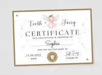 Tooth fairy certificate  – Image 1