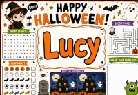 Halloween activity sheet – Image 1