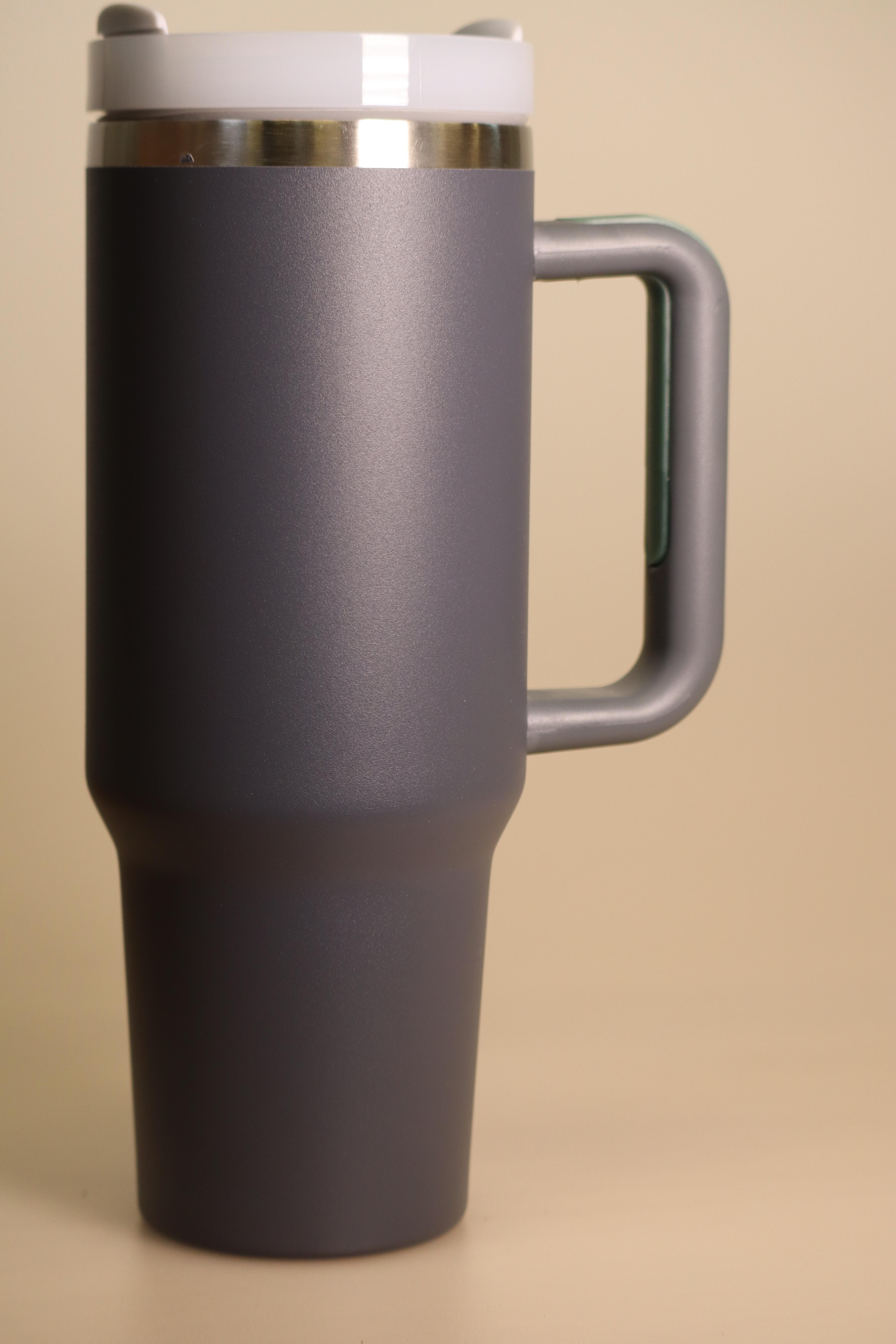 40oz Insulated Large Cup – Grey