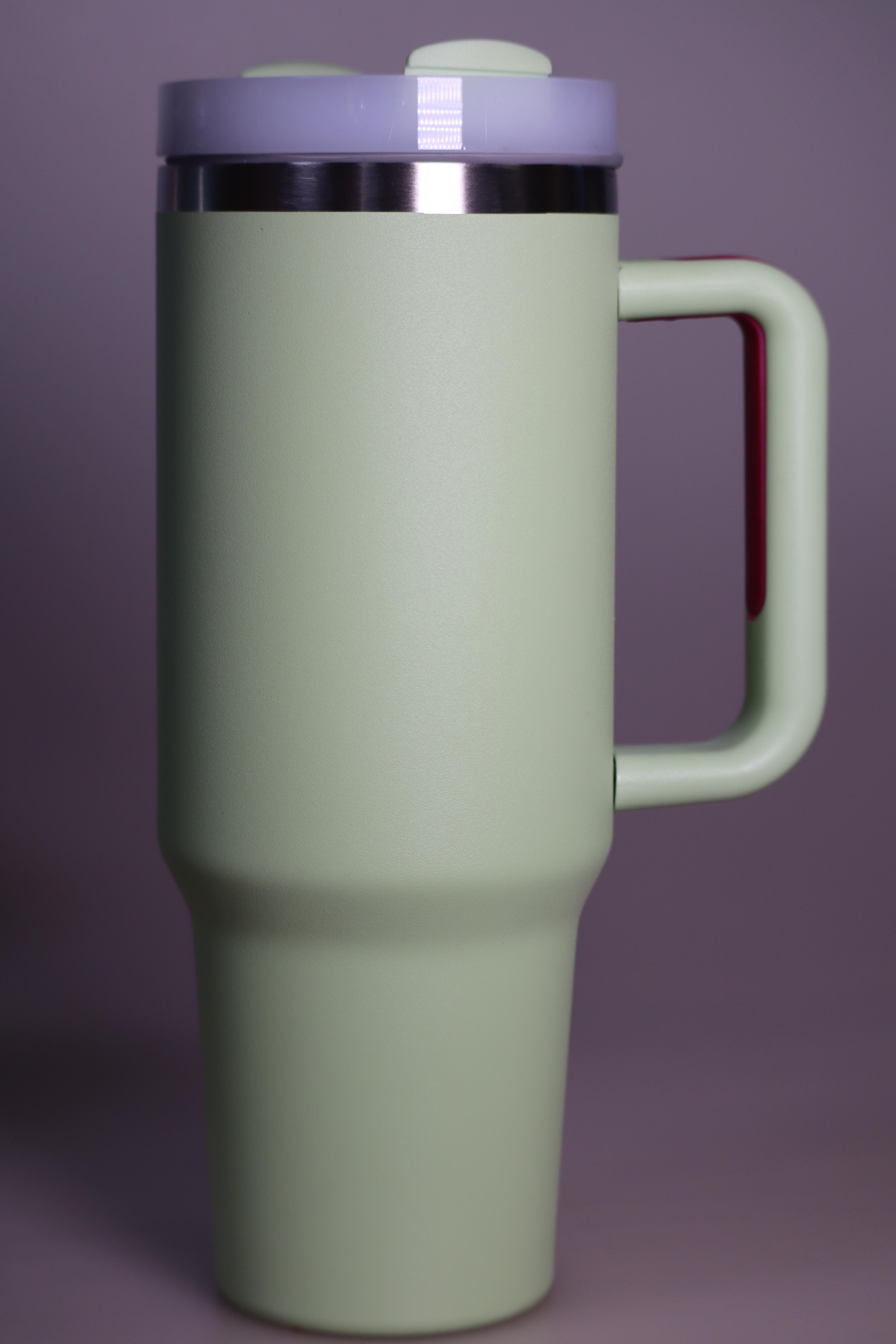 40oz Insulated Large Cup – Sage Green