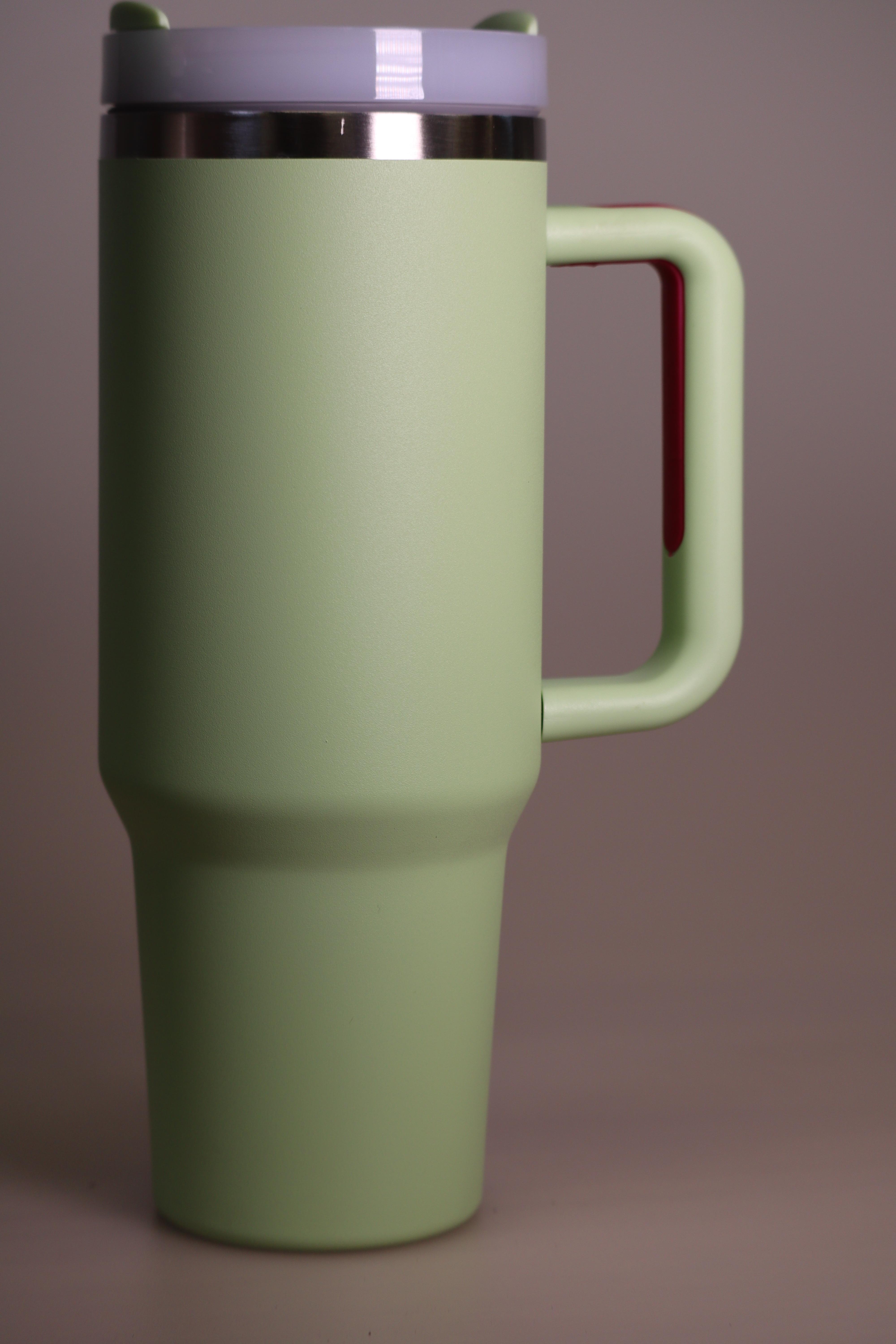 40oz Insulated Large Cup – Lime Green