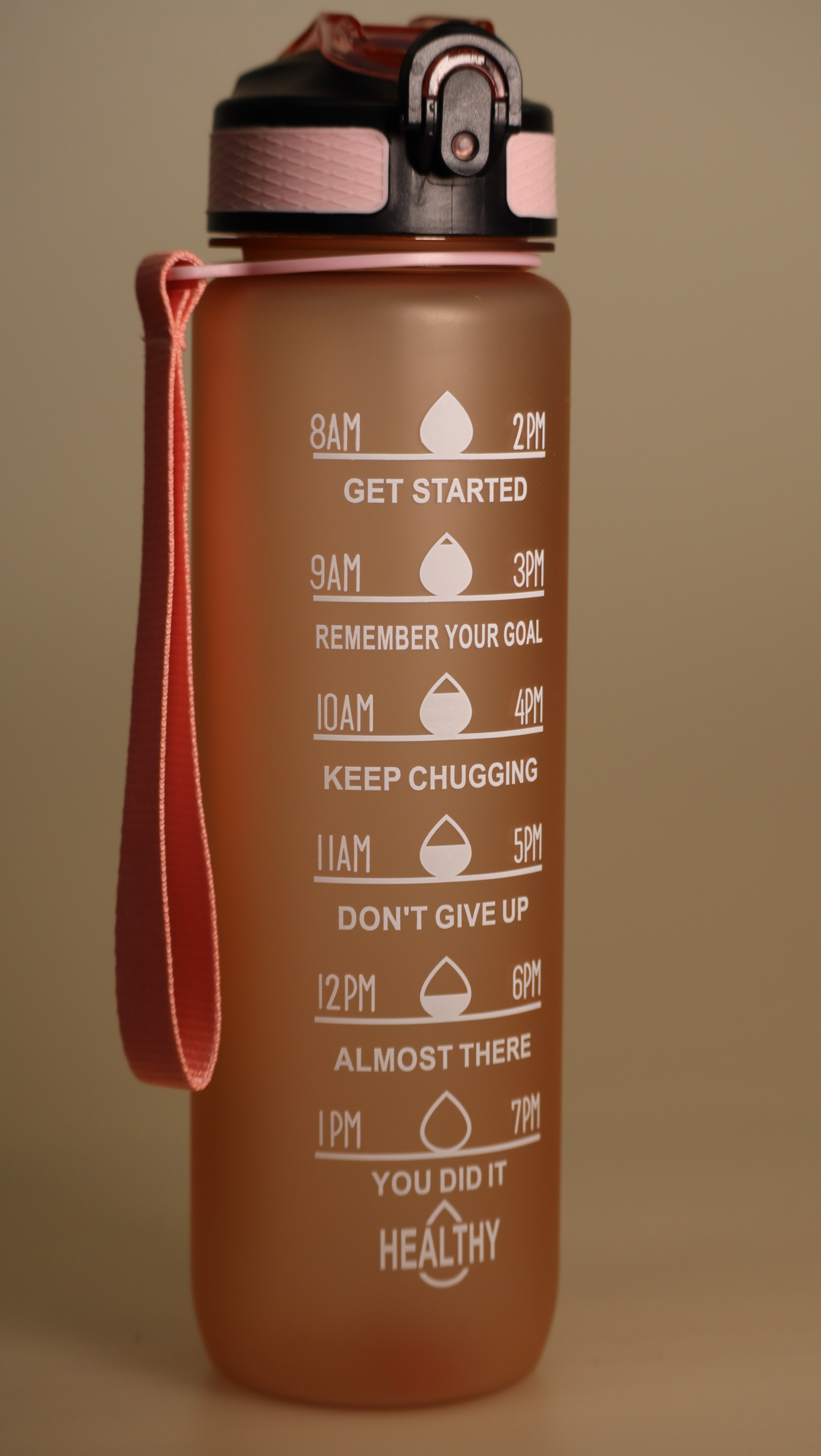 32 oz Motivational Drinking Large Bottle w_Strap – Image 12