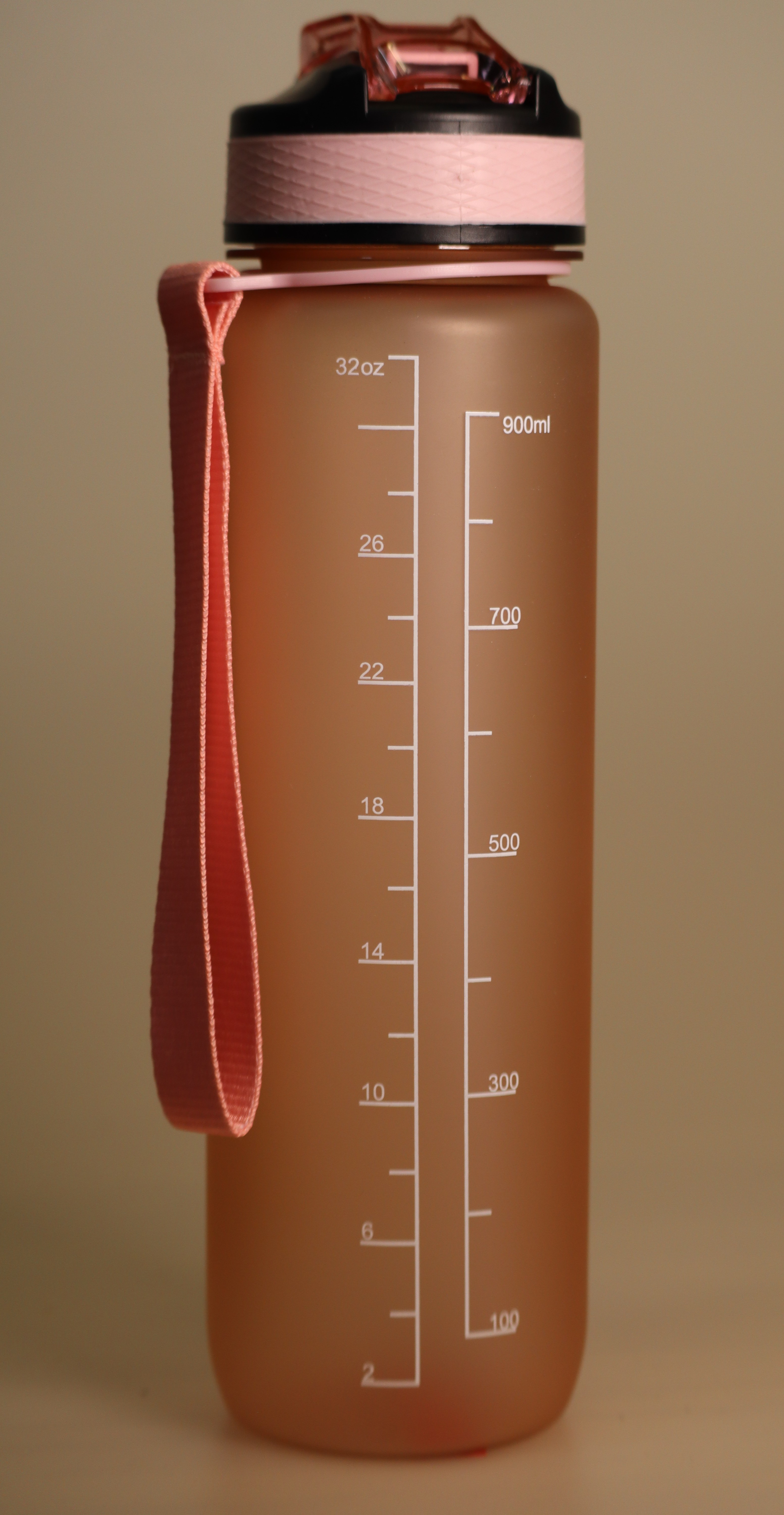 32 oz Motivational Drinking Large Bottle w_Strap – Image 4