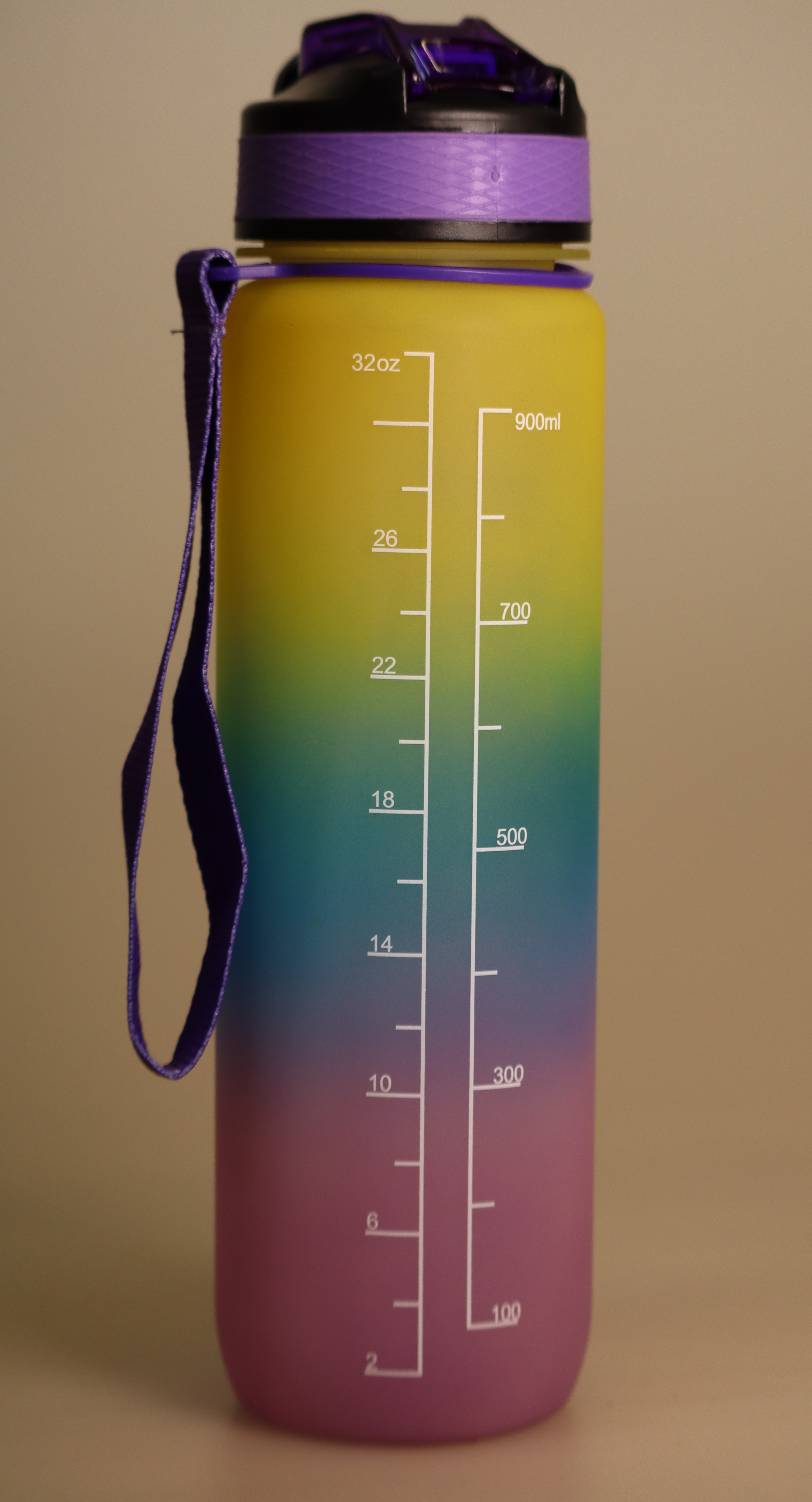 32 oz Motivational Drinking Large Bottle w_Strap – Image 21
