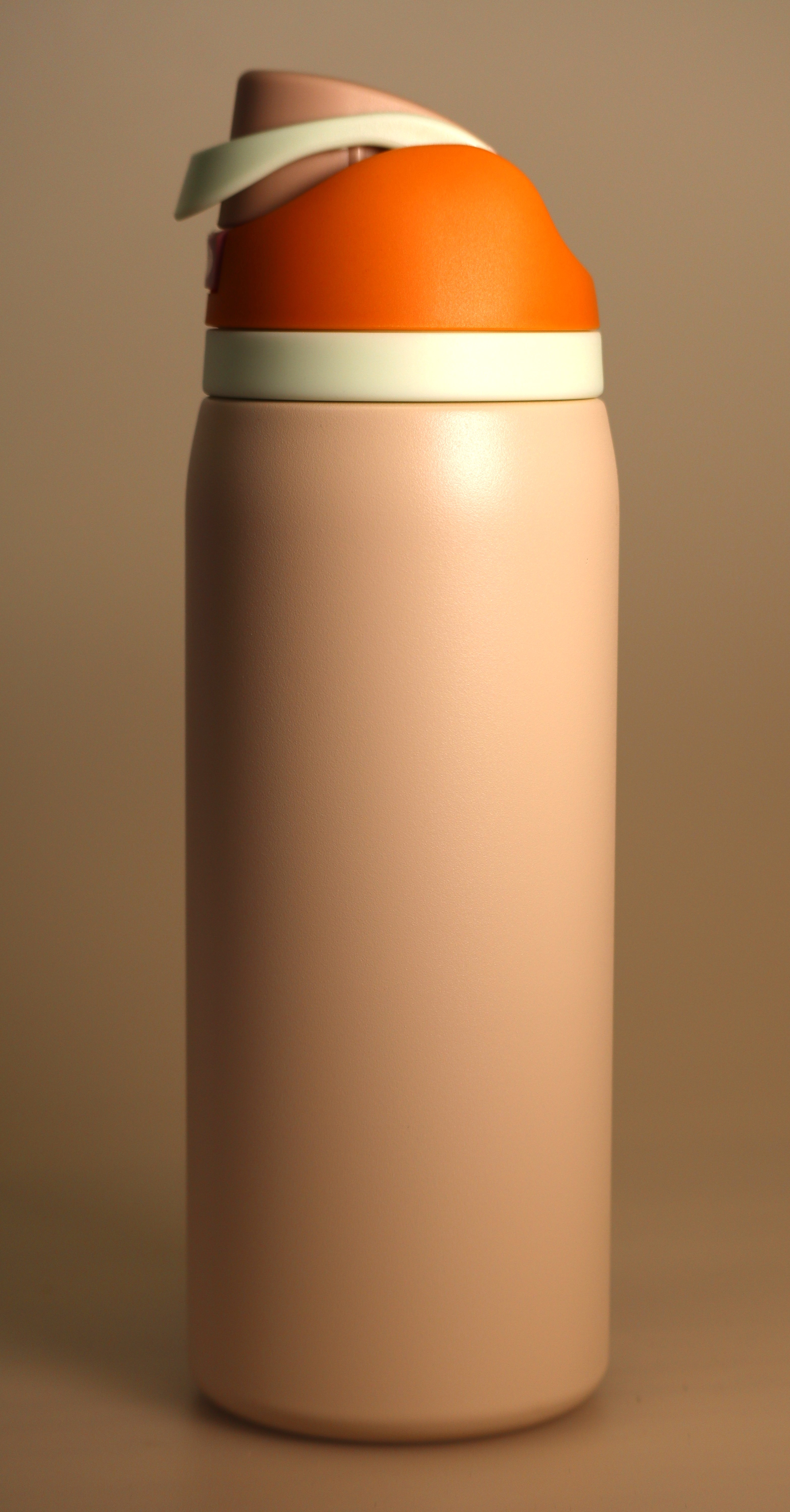 32 oz Stainless Steel Insulated Medium Bottle – Mocha w_Sage Accent Ring