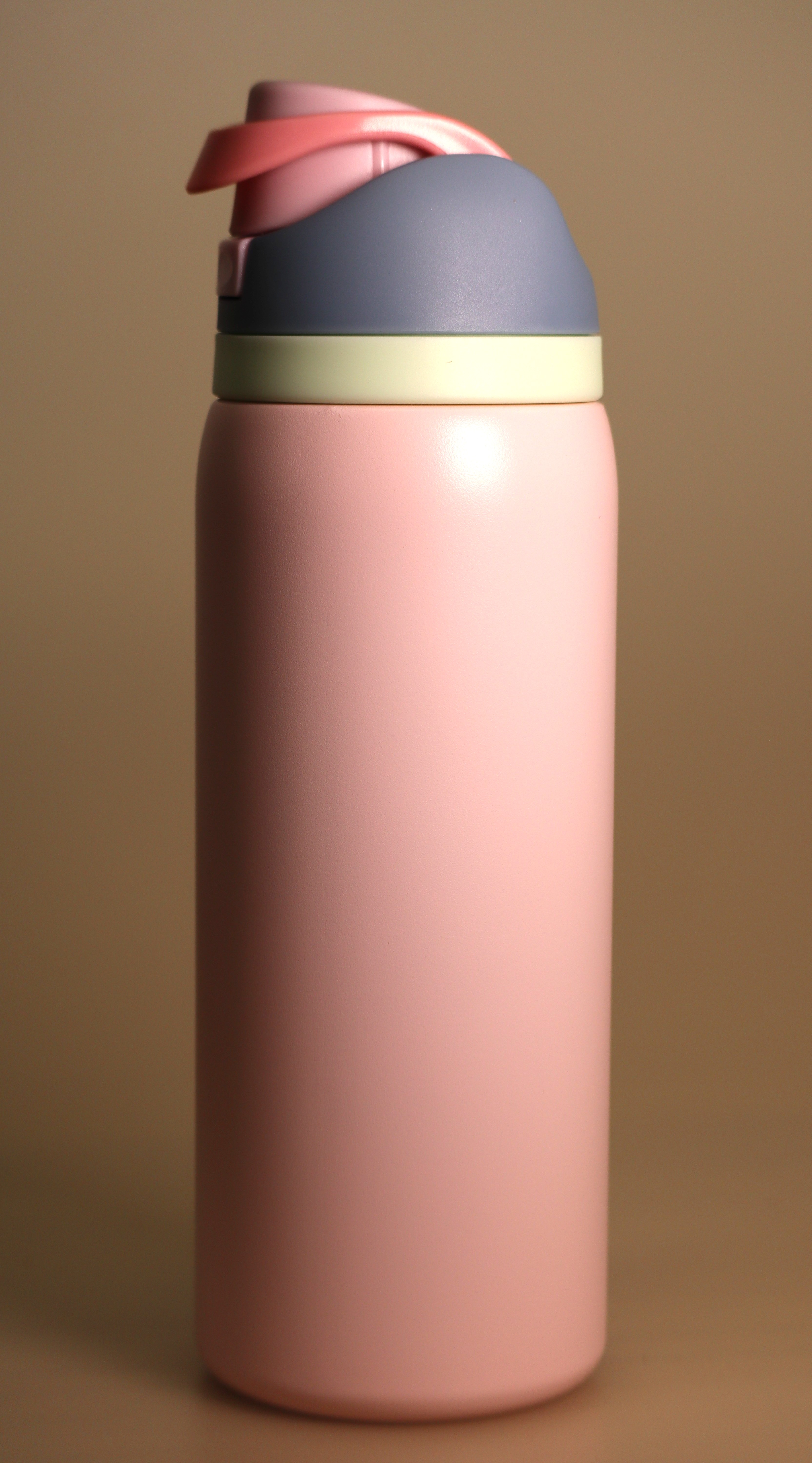 32 oz Stainless Steel Insulated Medium Bottle – Pink w_Sage Accent