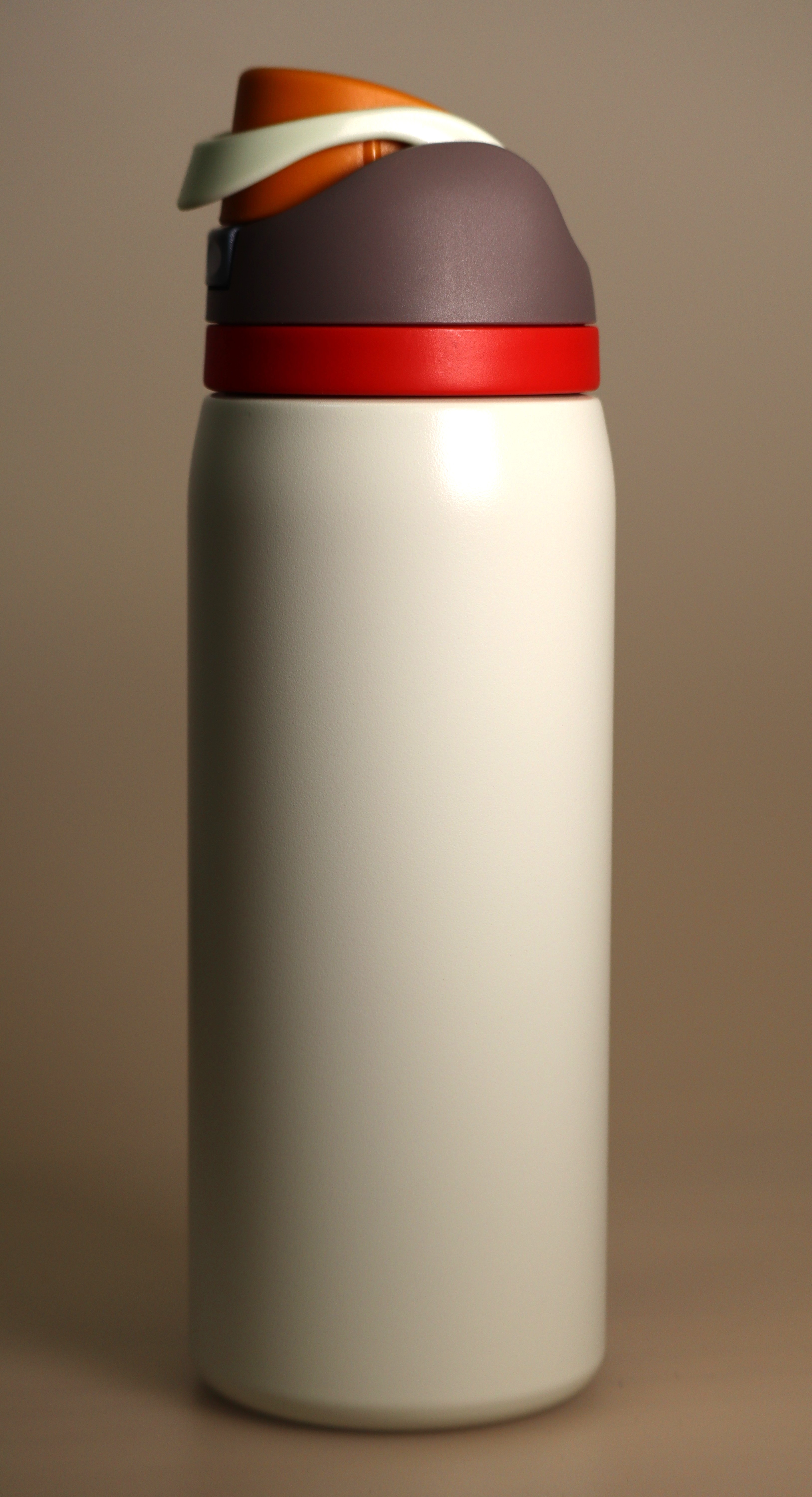 32 oz Stainless Steel Insulated Medium Bottle – Lime w_Red Accent Ring