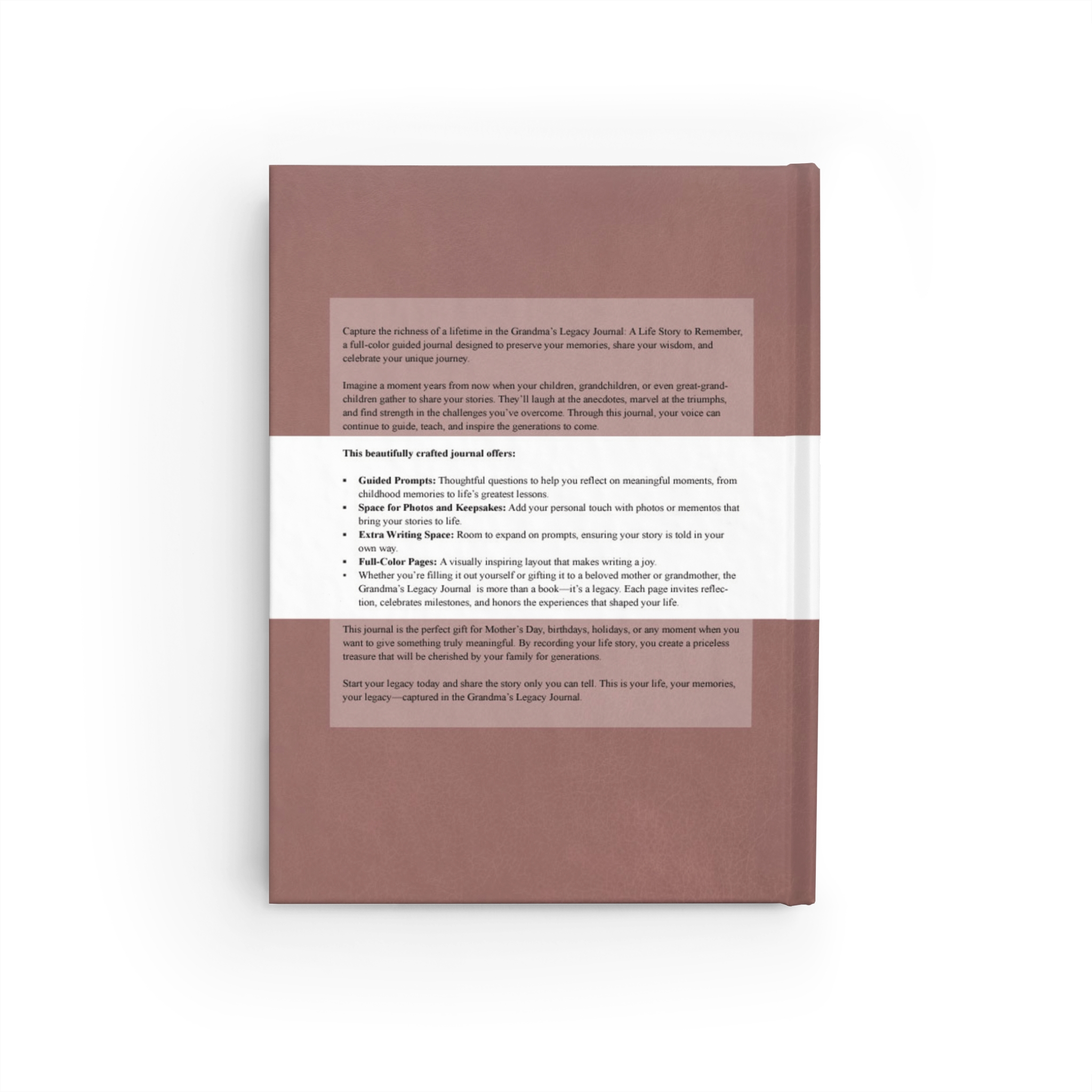 Grandma's Legacy Journal: Full-Color Guided Keepsake – Image 5