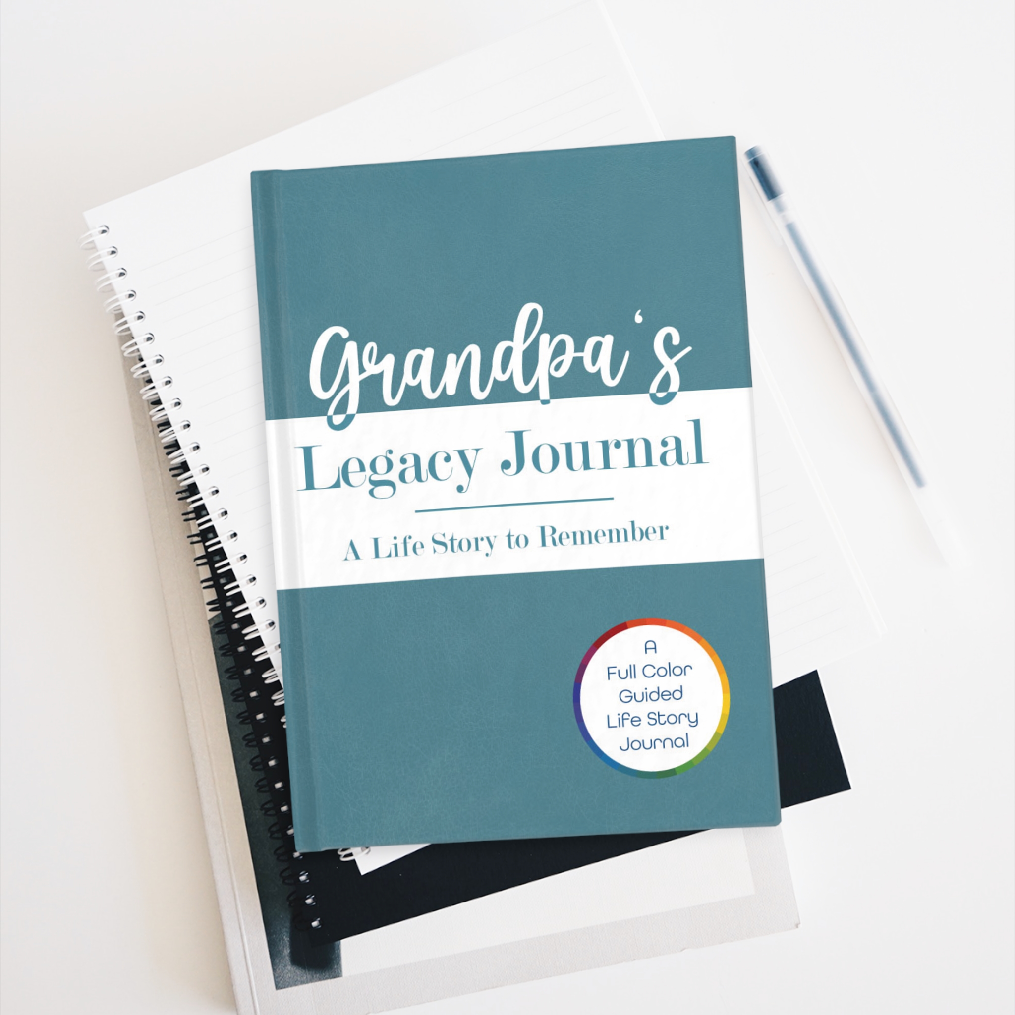 Grandpa's Legacy Journal: Full-Color Guided Keepsake – Image 6