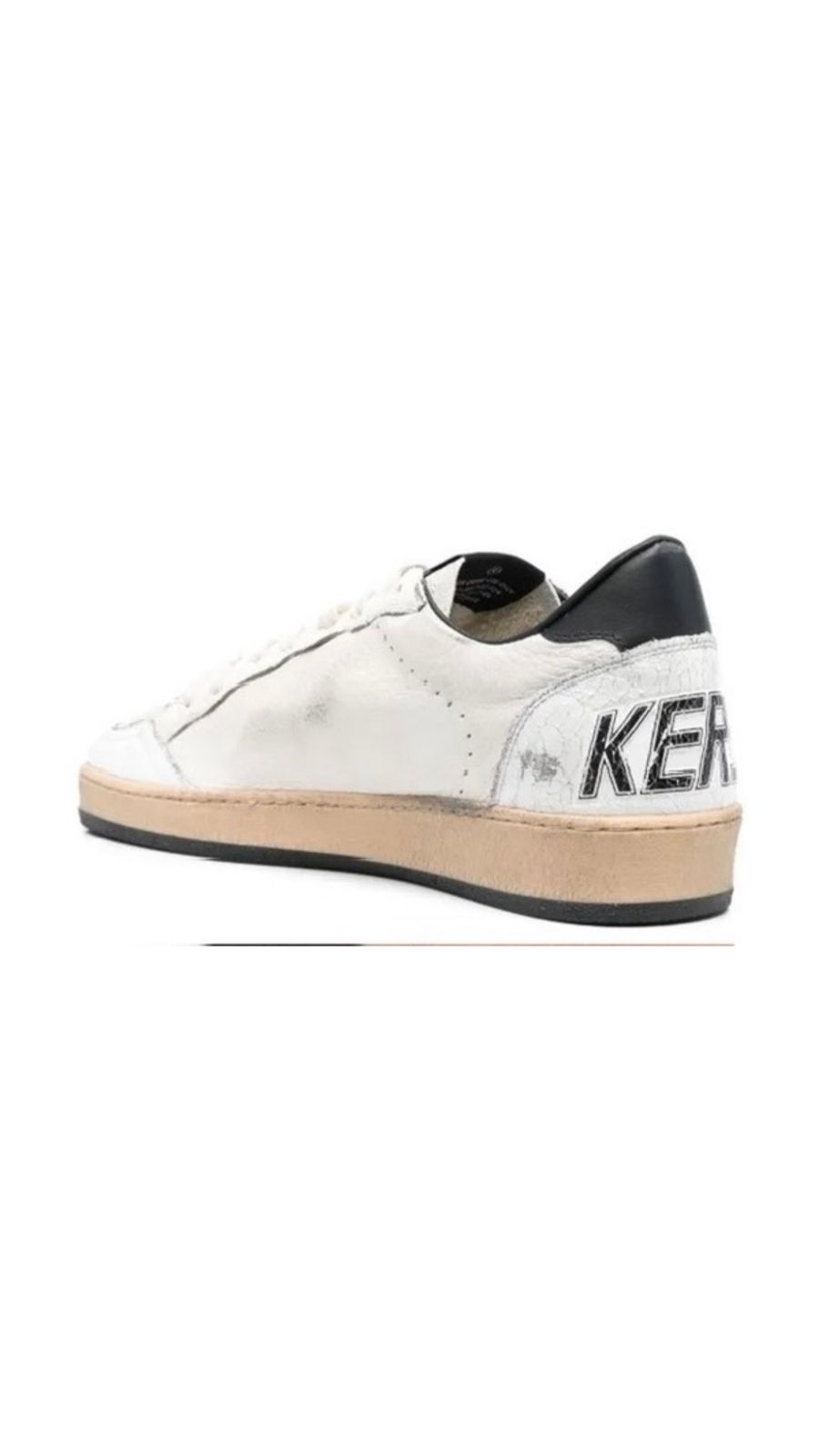 Golden Goose Ball Star Sport Sneaker in White and Black – Image 2
