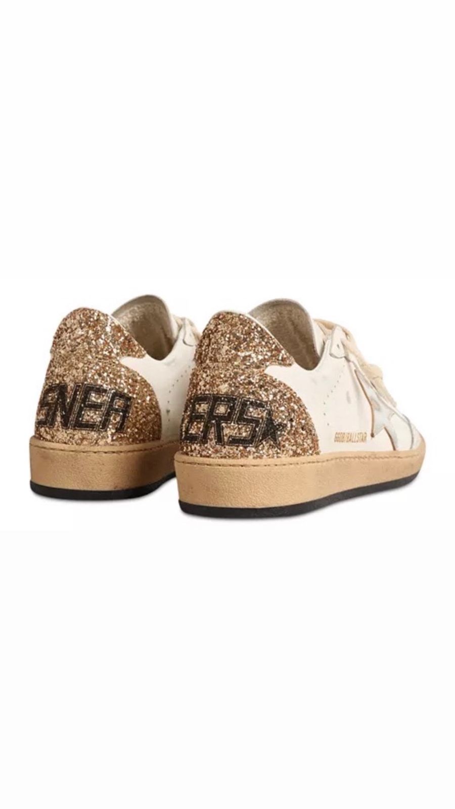 Golden Goose Ball Star Sport Sneaker in White and Black – Image 2