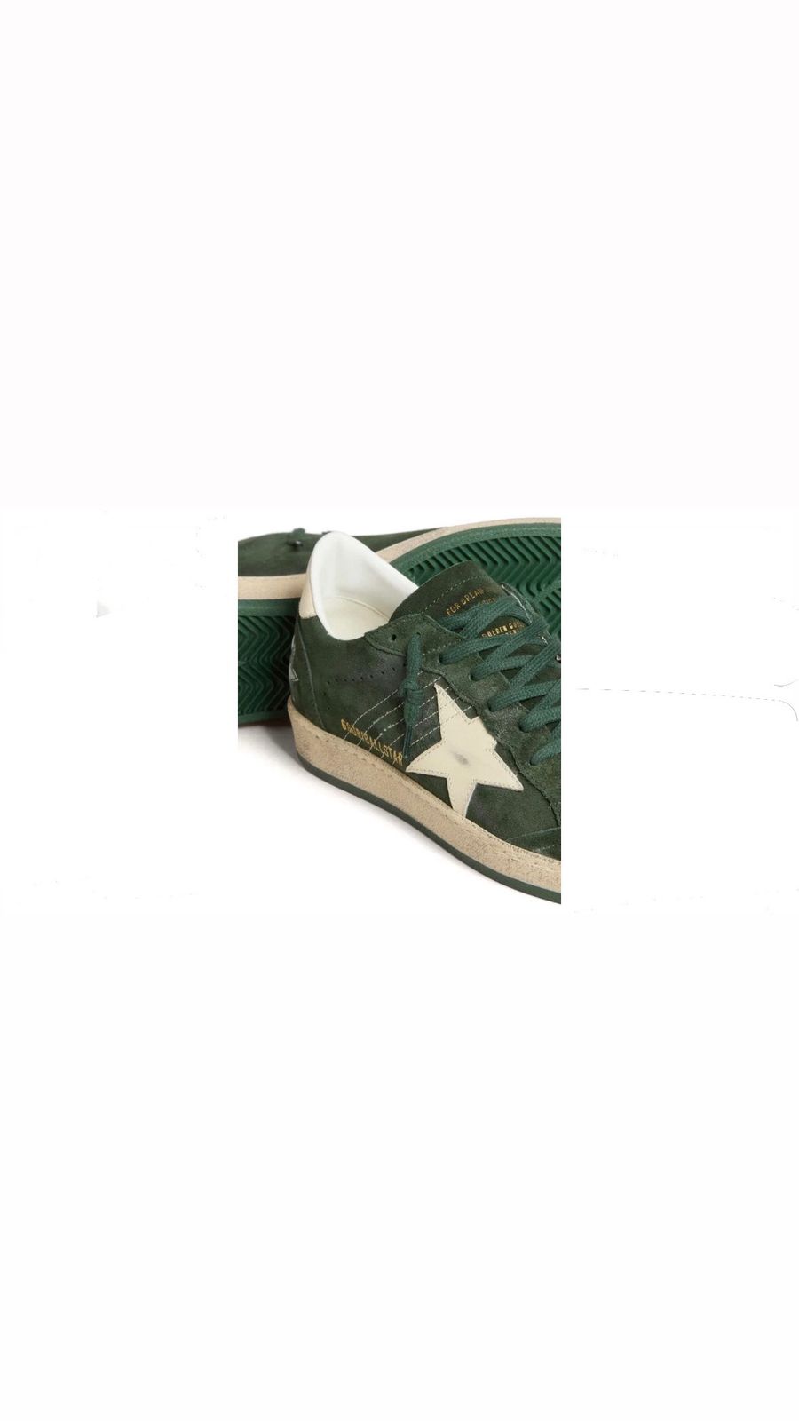 Golden Goose Ballstar Sneakers | Green | – Image 2