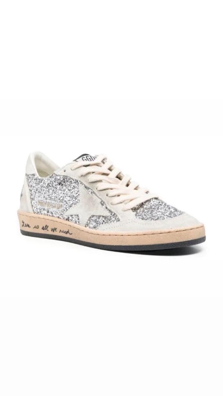 Golden Goose Ball-Star Glitter low-top Sneakers – Image 3