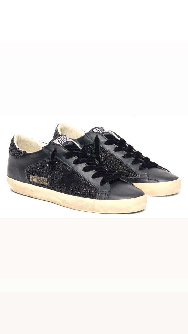 Golden Goose Glitter Super Star Low-Top Sneakers – Image 4