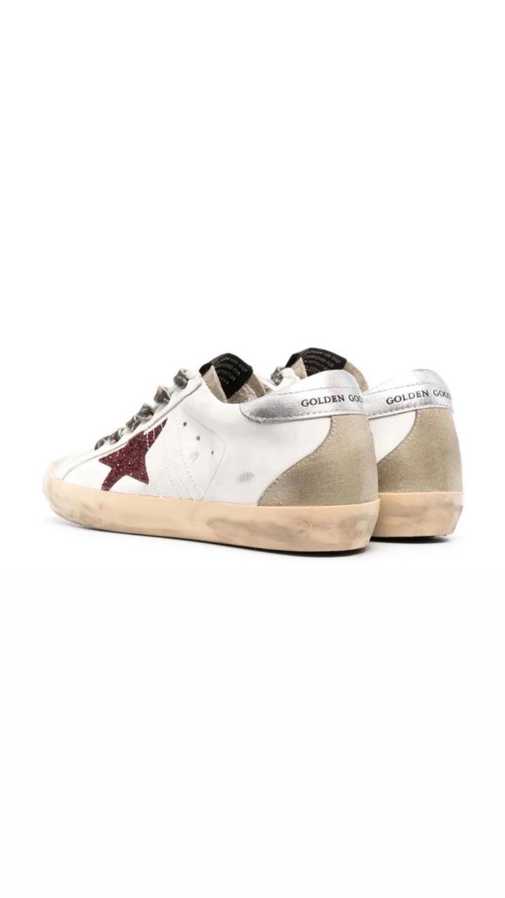 Golden Goose Running Sole Sneakers | Silver – Image 3