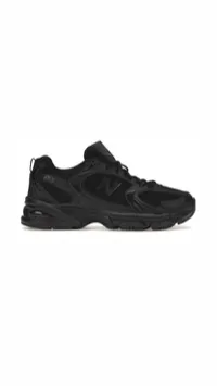 New Balance 530 Triple Black Leather – Image 1