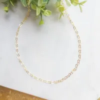 Gold Heart Link Necklace – Image 2