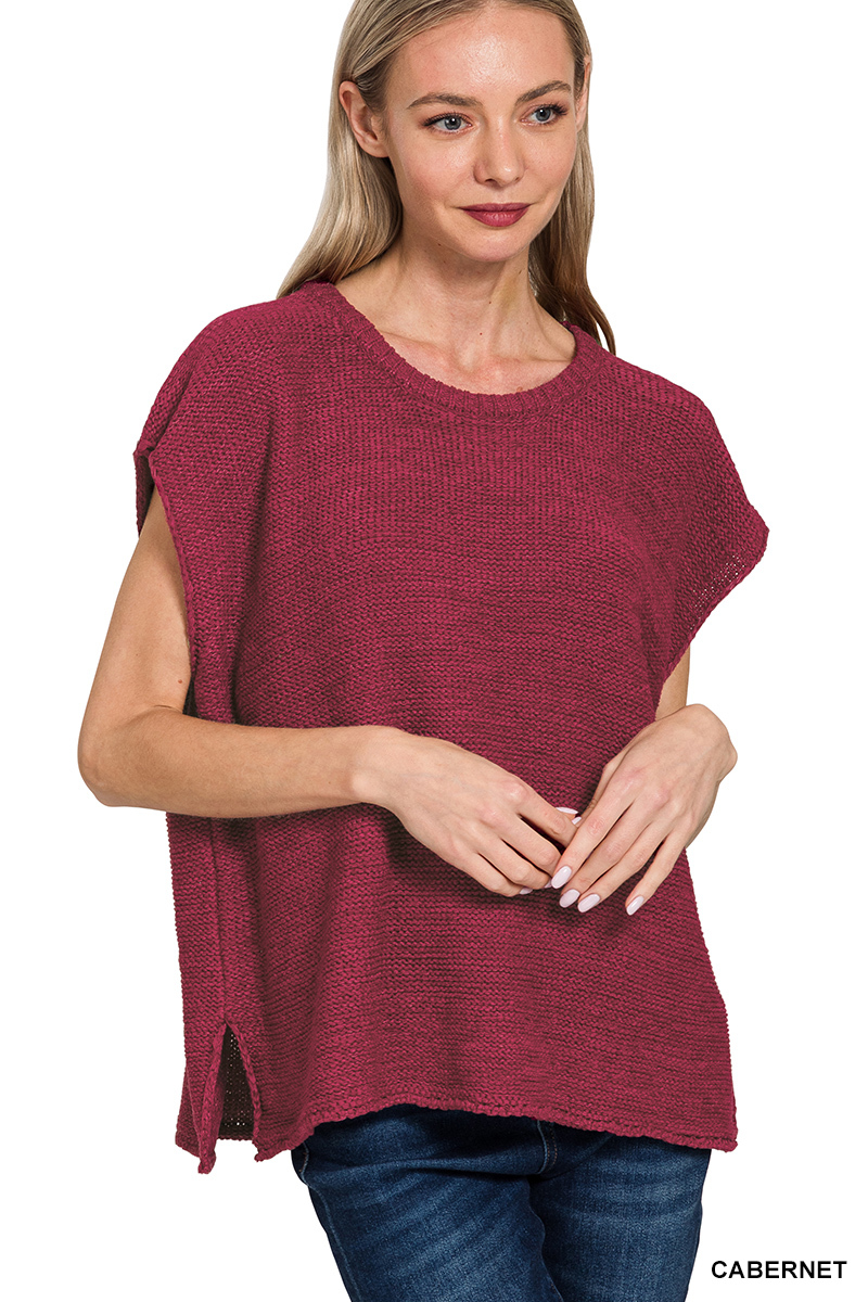 Zenana Crew Neck Basic Sweater – Image 4