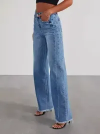 High Waist Wide Leg Jeans – Image 3
