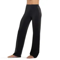 Straight Leg Dance Pants – Extra Large Adult, Black