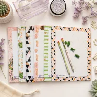 🌵 Cactus Stationery Paper Collection | Set of 24 – Image 1