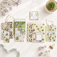 🌵💜💚 Cactus Paper Lover Collection – Image 1