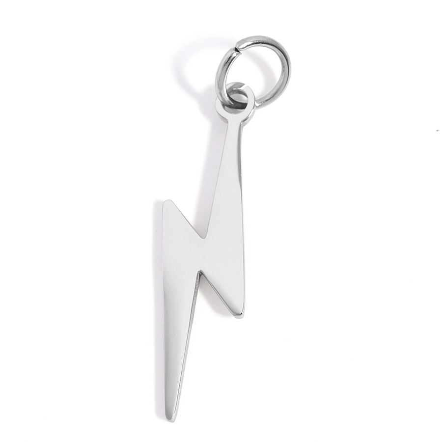 Lightning Bold Necklace – Silver