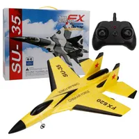✈️ SU-35 RC Fighter Plane – RX620 Yellow