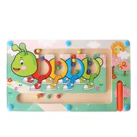 Magnetic Color Sorting Maze – Caterpillar