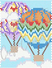 Air Balloons Diamond Painting Card File – Image 2