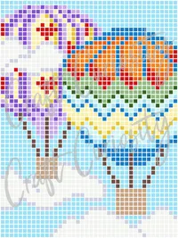 Air Balloons Diamond Painting Card File – Image 3