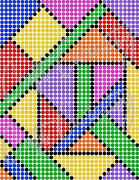 Geometrics Diamond Painting Card SVG File – Image 1