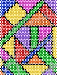 Geometrics Diamond Painting Card SVG File – Image 2