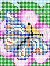 Butterfly Diamond Painting Card Design – Image 1