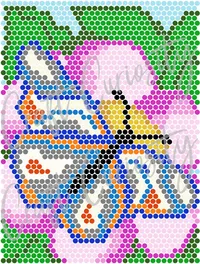 Butterfly Diamond Painting Card Design – Image 2