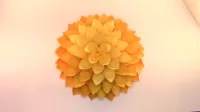 Dahlia Paper Flower SVG – Image 1