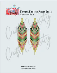 Seed Bead Earring Digital Design Tool - 11 Across with Angled Fringe – Image 1