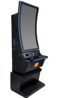 Orion 43" Curved Vertical Metal Game Cabinet – Image 1