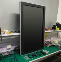 55 Inch Touch Screen Game Slot Machine Bezel Vertical Infrared Embedded Industrial Gaming Monitor with Acrylic LED Light – Image 4