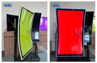 27 32 43 55 Inch Curved Touch Screen Monitor Video Game Fire Link Game Skill Game Monitor with LED Light – Image 3