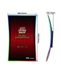 27 32 43 55 Inch Curved Touch Screen Monitor Video Game Fire Link Game Skill Game Monitor with LED Light – Image 2