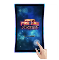 27 32 43 55 Inch Curved Touch Screen Monitor Video Game Fire Link Game Skill Game Monitor with LED Light – Image 4