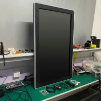 55 Inch Touch Screen Game Slot Machine Bezel Vertical Infrared Embedded Industrial Gaming Monitor with Acrylic LED Light – Image 5
