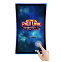 27 32 43 55 Inch Curved Touch Screen Monitor Video Game Fire Link Game Skill Game Monitor with LED Light – Image 1