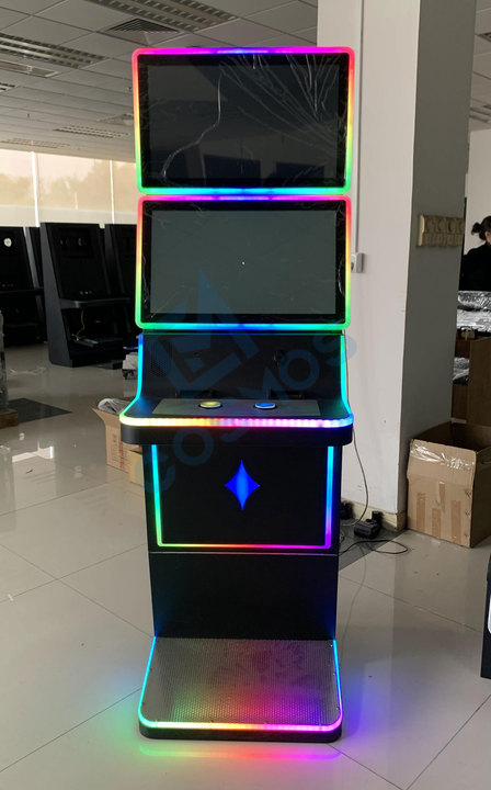 Cosmos 2024 New Luxury Dual Screen 23.6-Inch Stand-Up Metal Cabinet Coin Operated Skill Game Machine for Game Rooms and Amuseme – Image 2
