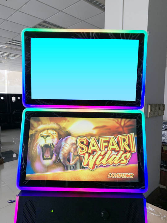 Cosmos 2024 New Luxury Dual Screen 23.6-Inch Stand-Up Metal Cabinet Coin Operated Skill Game Machine for Game Rooms and Amuseme – Image 3