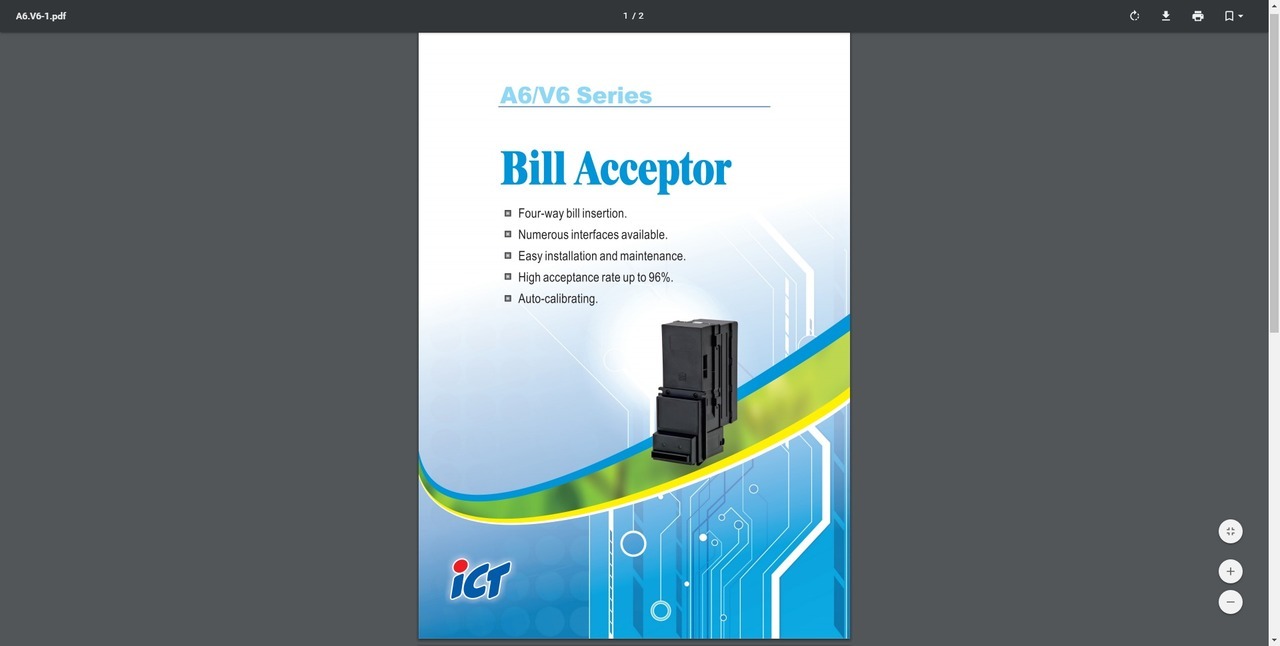 ICT V6 Bill Acceptor – Image 2