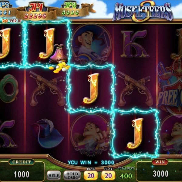 3 Musketeers 20 Line Game by IGS – Image 8