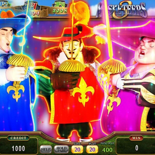 3 Musketeers 20 Line Game by IGS – Image 2