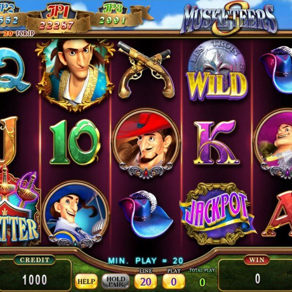 3 Musketeers 20 Line Game by IGS – Image 3